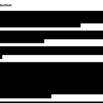 Redacted document sent to bereaved family as part of investigation into their loved ones death